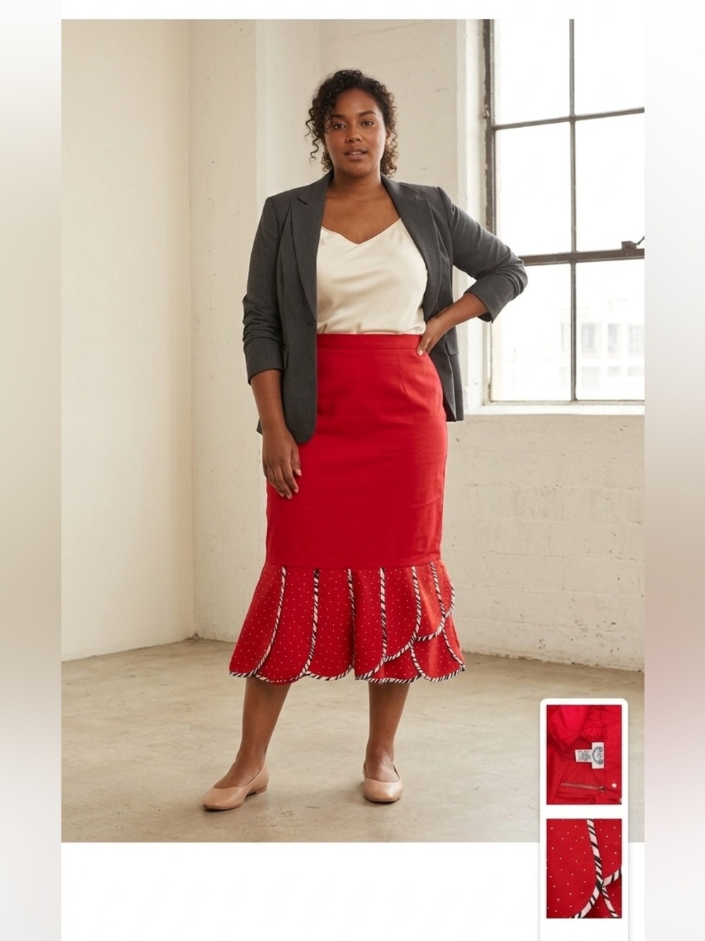 Odeliah Denim skirt. Size 16